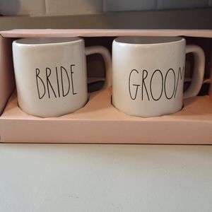 COPY - Rae Dunn "BRIDE / GROOM" mug set